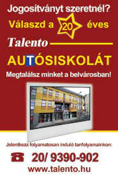 Talento Autósiskola Miskolc